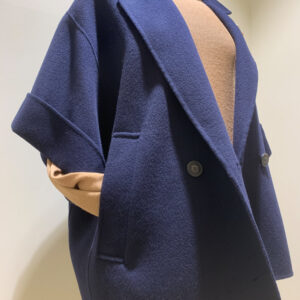 Alternative view of Cappotto corto in drap di lana Pera weekend Maxmara Blu