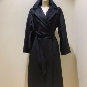 Cappotto doppiopetto in lana Nero WkdResina Weekend Maxmara