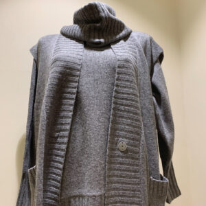 Cardigan lungo smanicato Corte dei Gonzaga - immagine 3
