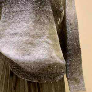 Alternative view of Dolcevita in paillettes grigio Diana Gallesi