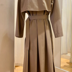 Trench doppiopetto in gabardina fluida Giunchi Weekend MaxMara - immagine 4