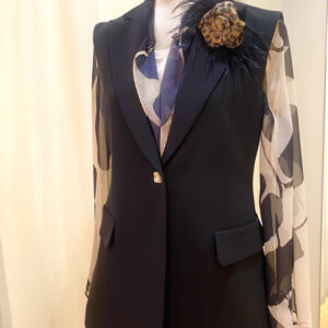 Tailleur con giacca smanicata Corte dei Gonzaga - immagine 3