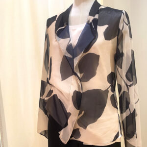 Blusa panna e nero Diana Gallesi