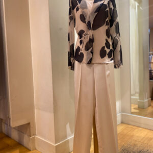 Pantalone  a palazzo in raso Diana Gallesi - immagine 6