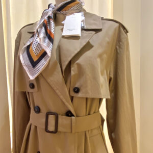 Trench doppiopetto in gabardina fluida Giunchi Weekend MaxMara - immagine 3