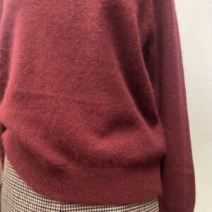 Maglia girocollo Bordeaux Diana Gallesi - immagine 3