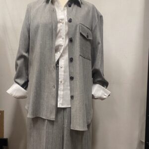 Camicia gessata con lurex Elena Mirò - immagine 4