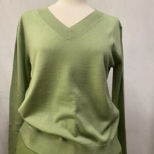 Maglia V-neck Talamo Verde Weekend Maxmara