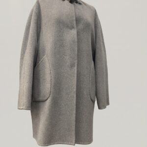 Cappotto coccon con sciarpa Elena Mirò