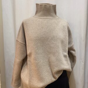 Dolcevita in filato di lana beige - WkdBorgia Weekend Maxmara