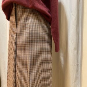 Pantalone ampio fantasia check Diana Gallesi - immagine 3