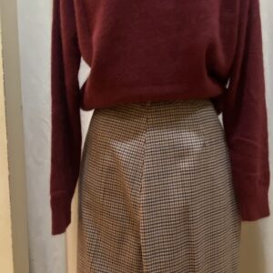 Alternative view of Maglia girocollo Bordeaux Diana Gallesi