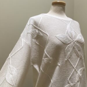 Maglia misto cachemire lavorazione floreale Elena Mirò - immagine 3