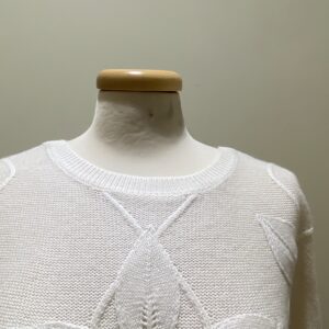 Maglia misto cachemire lavorazione floreale Elena Mirò - immagine 5